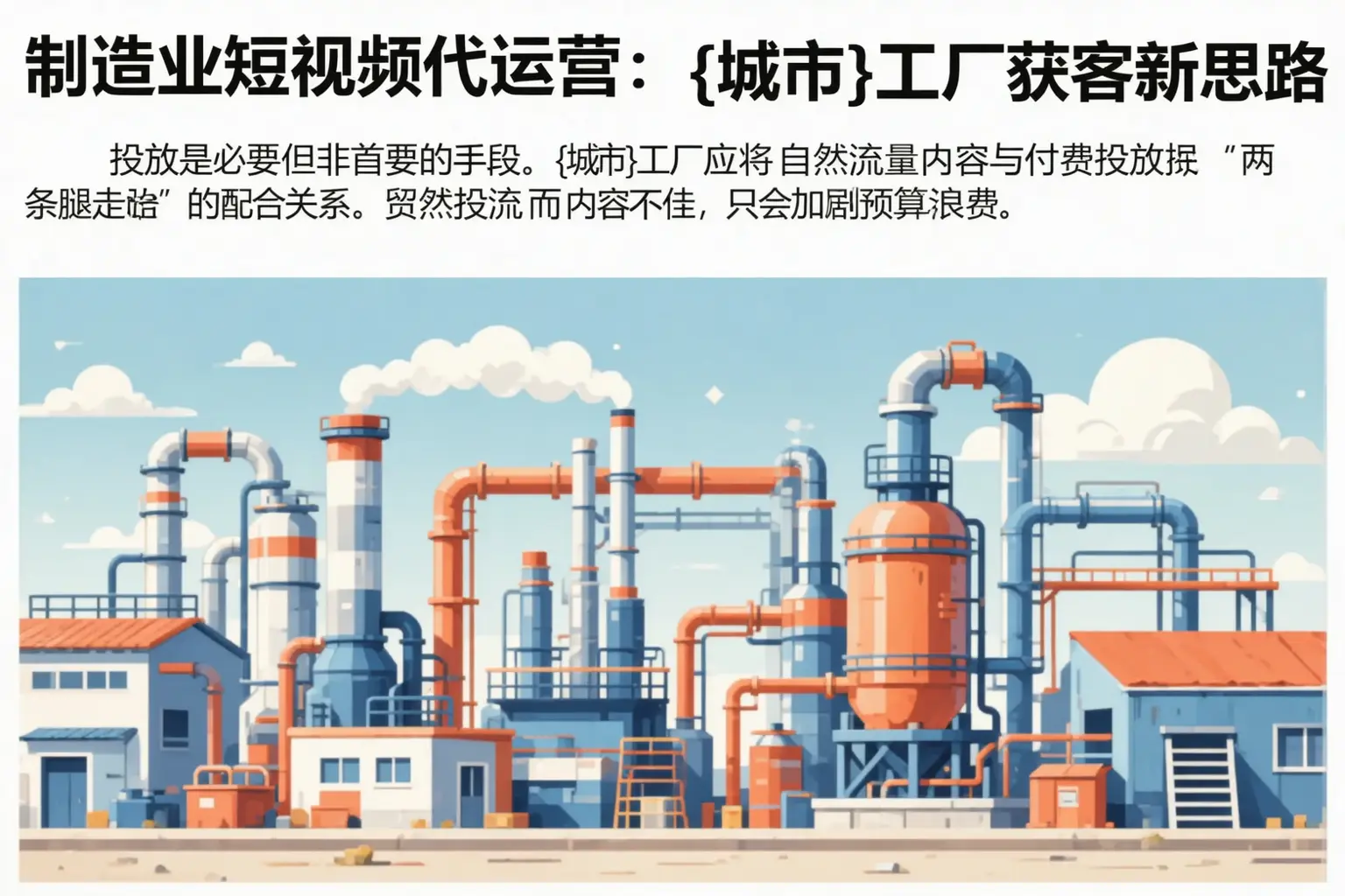 制造业短视频代运营:奉化工厂获客新思路